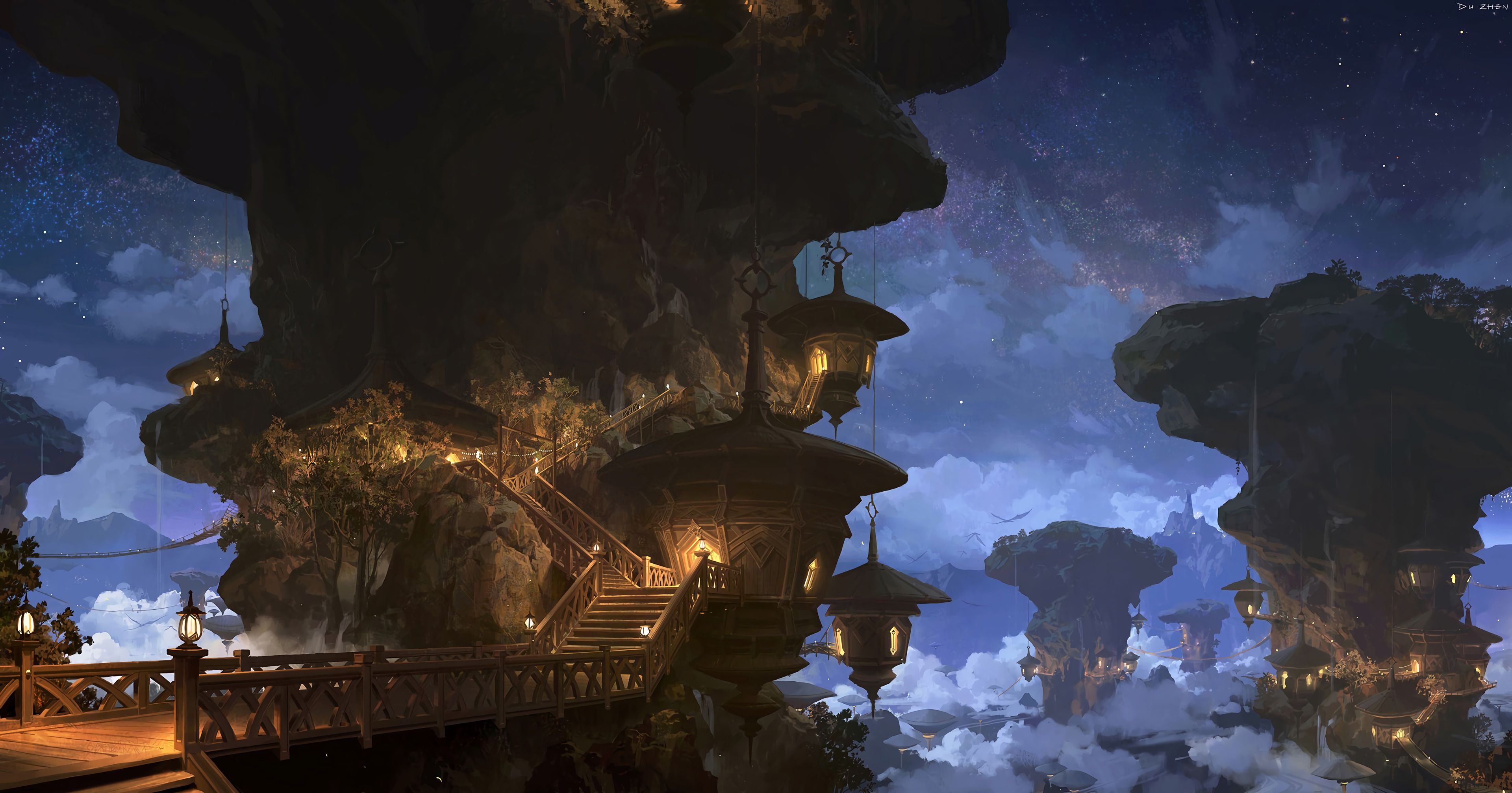 3840x2016 Desktop wallpaper: Wizard, Fantasy 4K free download for PC. 535622