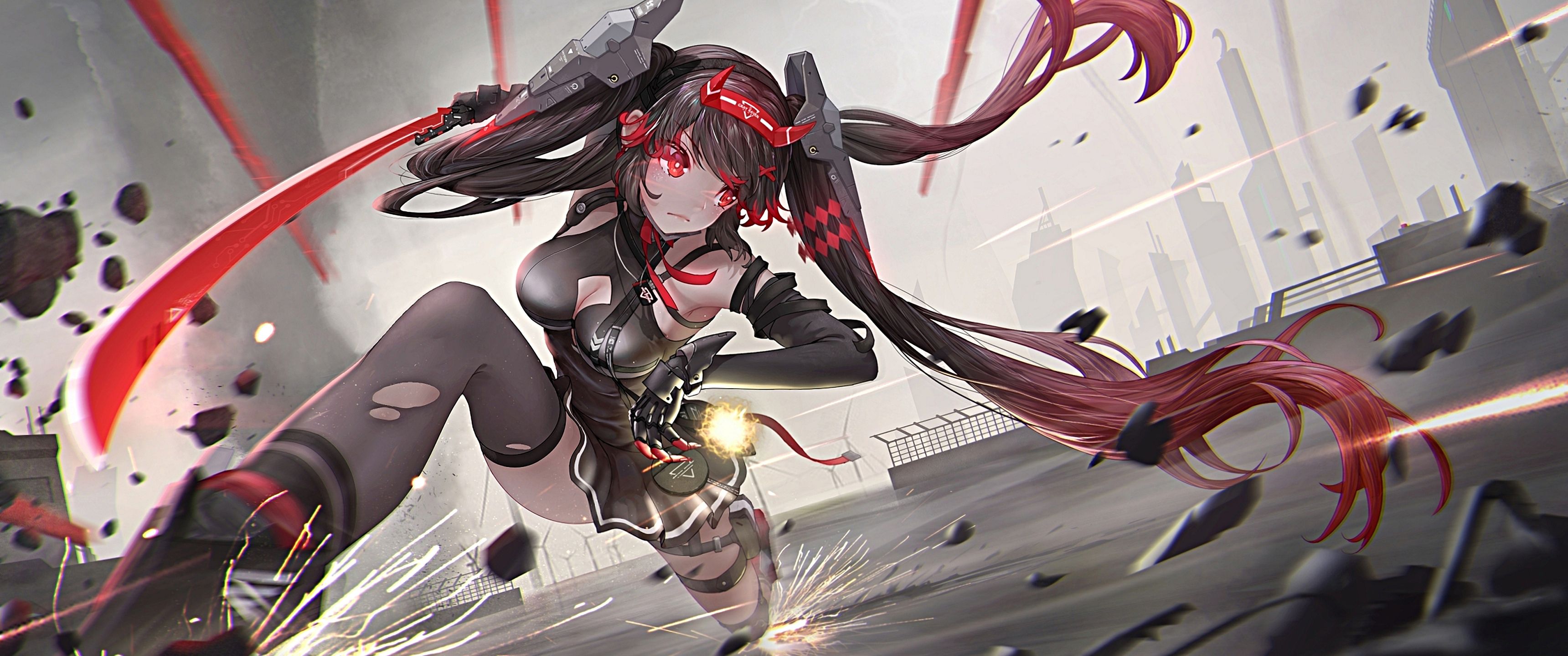 3440x1440 Download Anime, Girl, Fantasy, Ultrawide Wallpaper in 3440x1440 Resolution