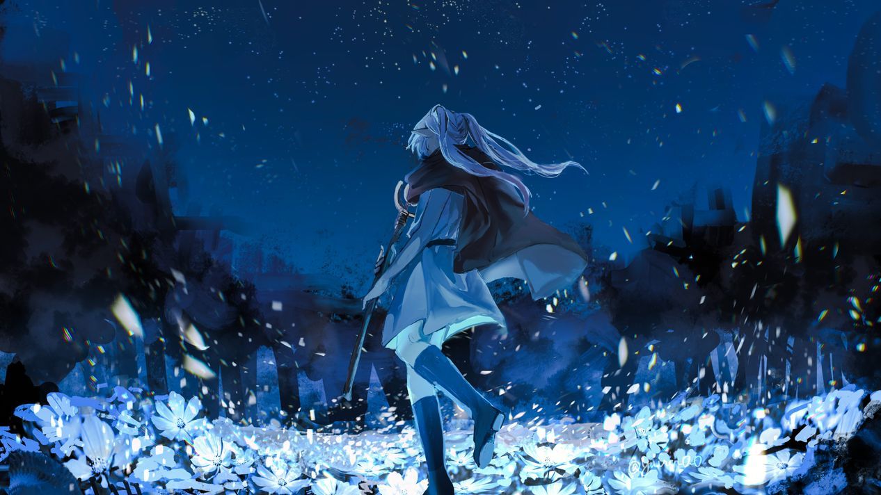 1266x712 Haimiya Mio School Uniform Anime Wallpaperx5433