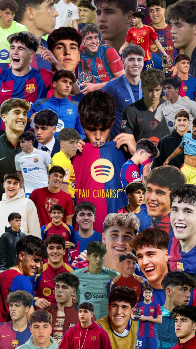675x1200 Pau Cubarsi. Barca christmas wallpaper, Barca background, Barca jersey wallpaper