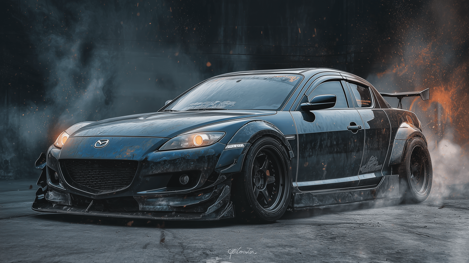 1920x1076 Mazda RX 8 Tuning Poster