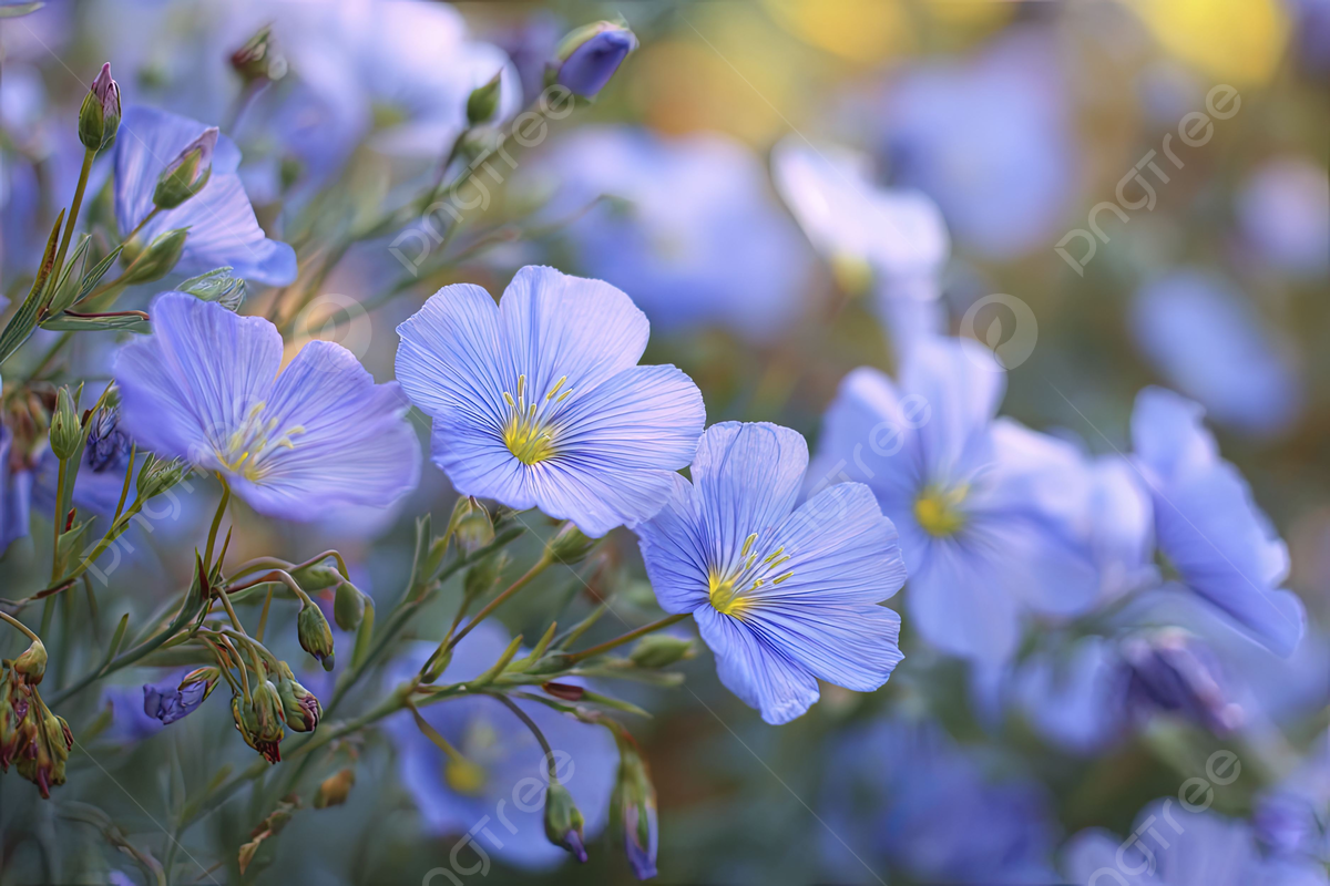 1200x800 Blue Flax Flowers On Slender Stems Opening In Sunlight, Flax, Linum, Wildflower Background Image And Wallpaper for Free Download