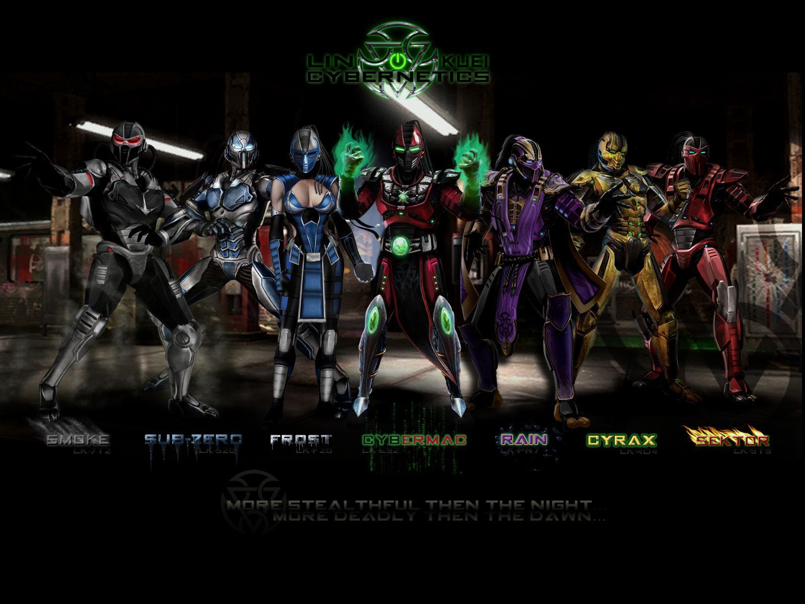 1600x1200 Cyber Lin Kuei Wallpaper