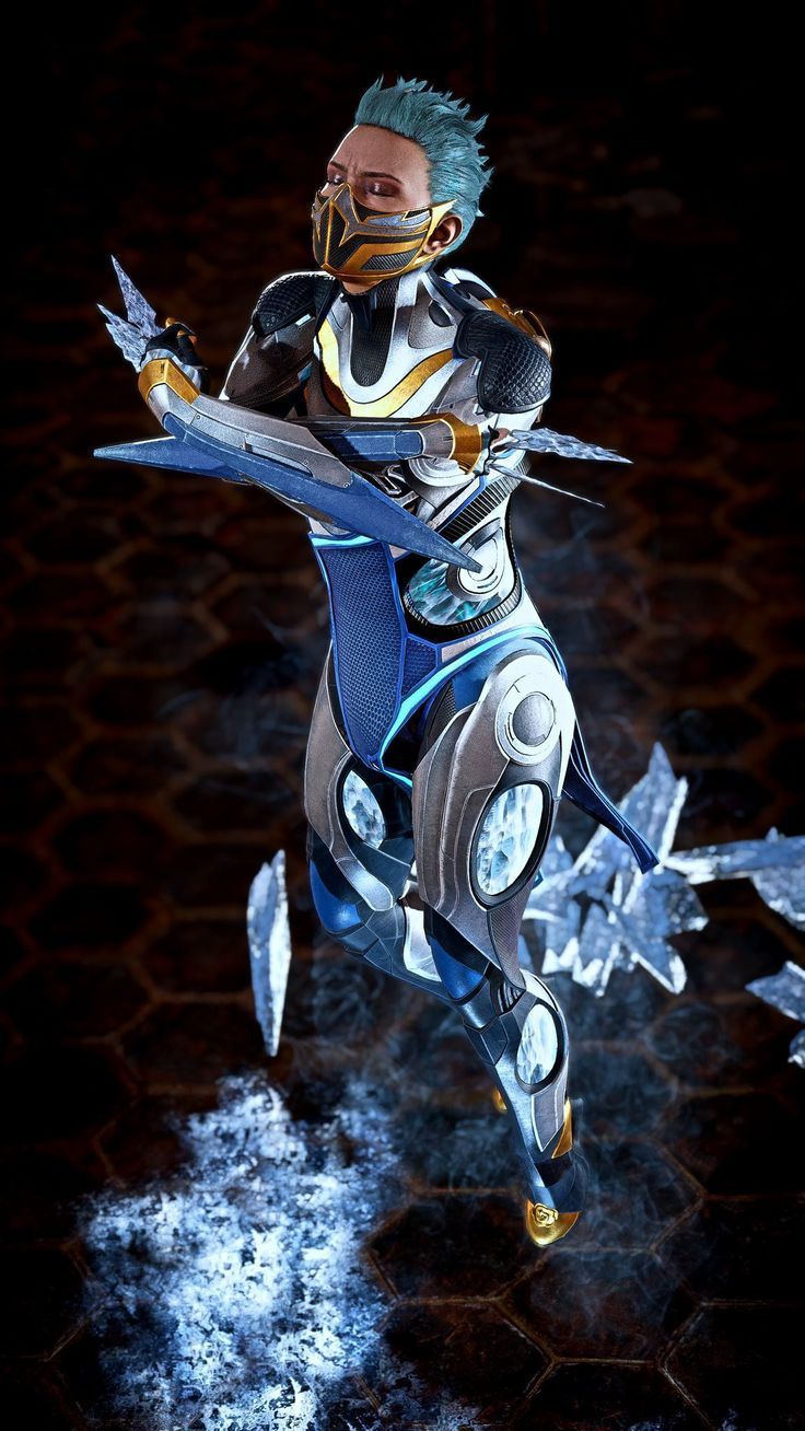 736x1308 Lin kuei mk1. Mk deception subzero, Character design, Mortal kombat 3