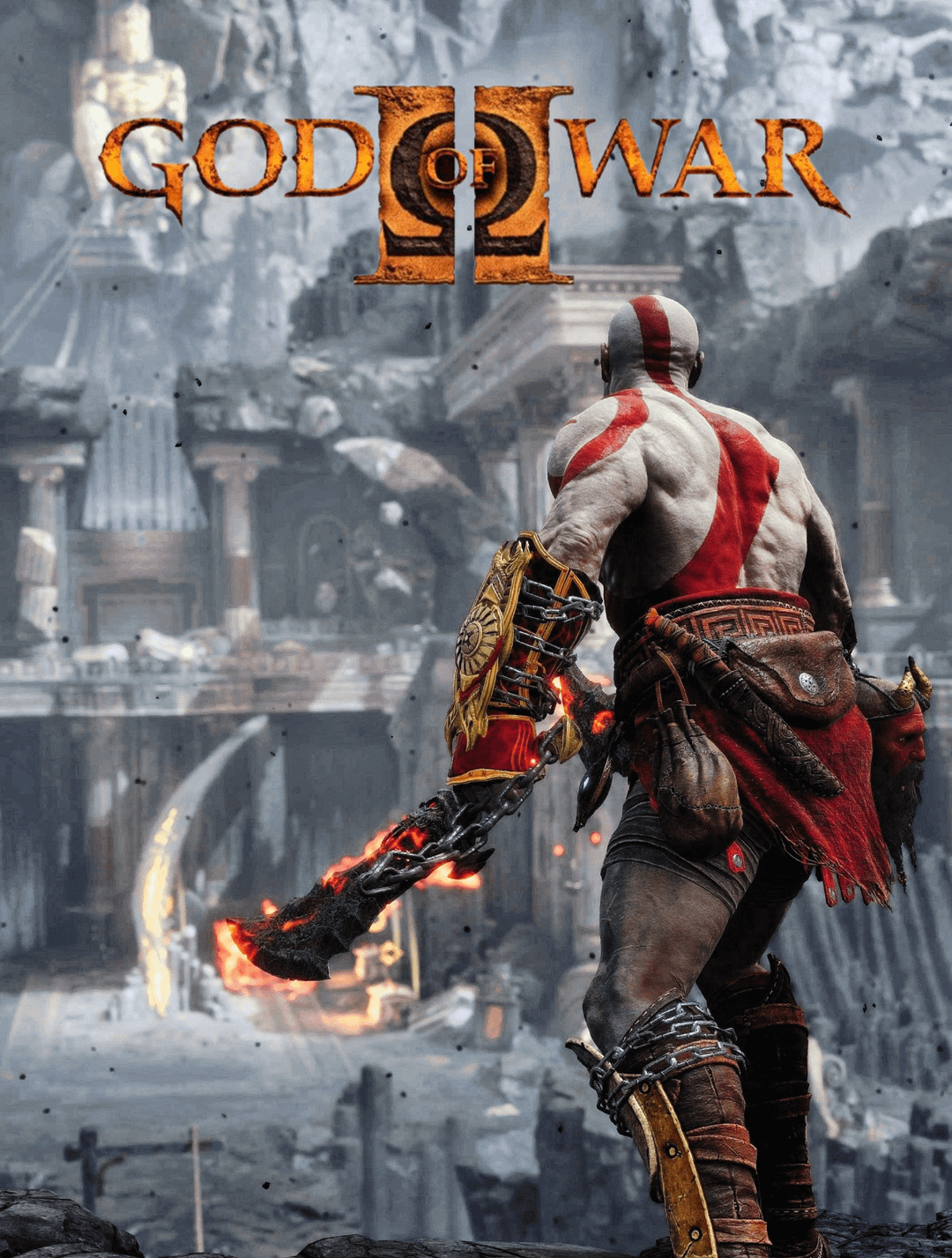 1080x1427 God of War 2 inspired wallpaper