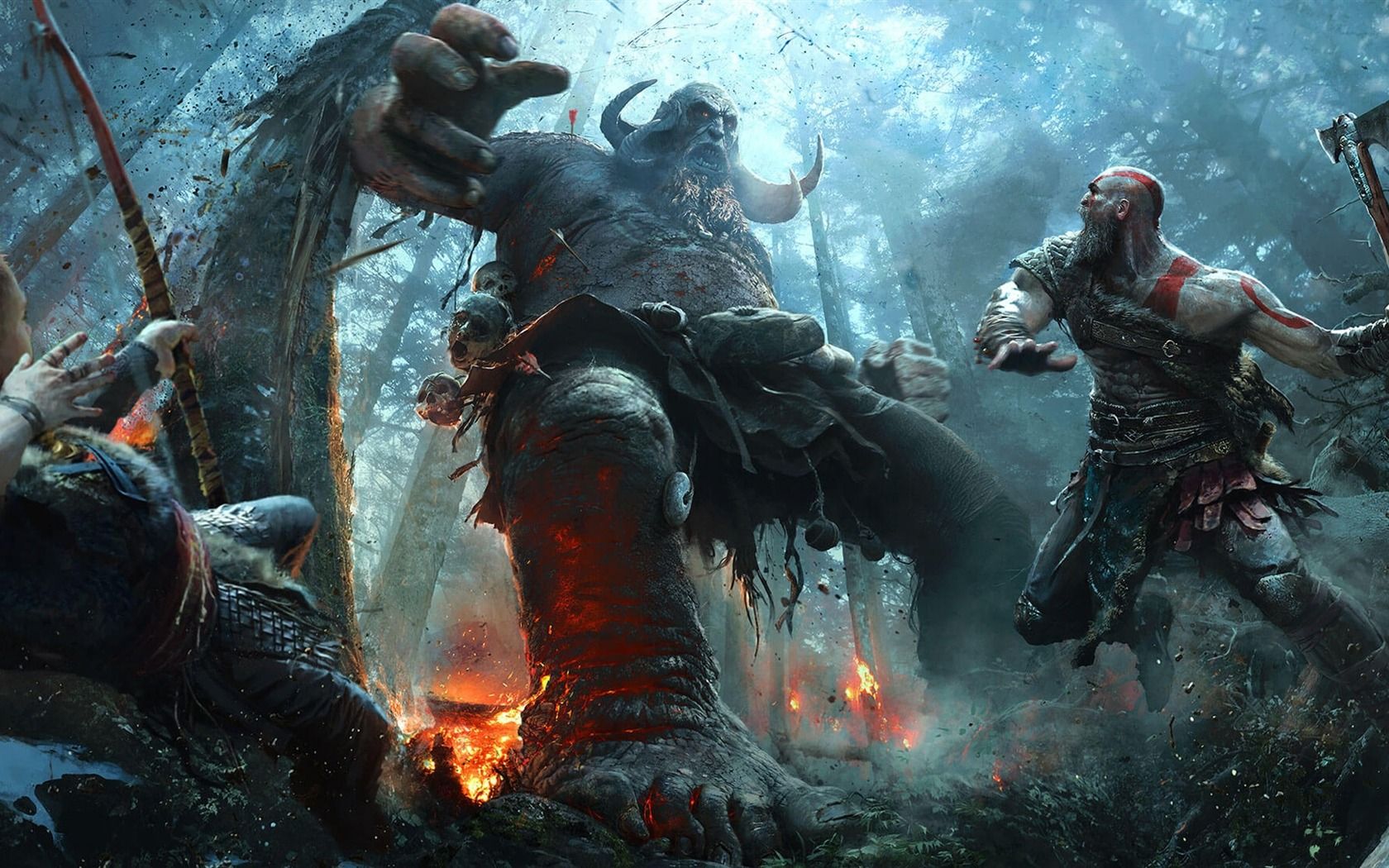 1680x1050 God Of War 2016 Game High Quality HD Wallpaper