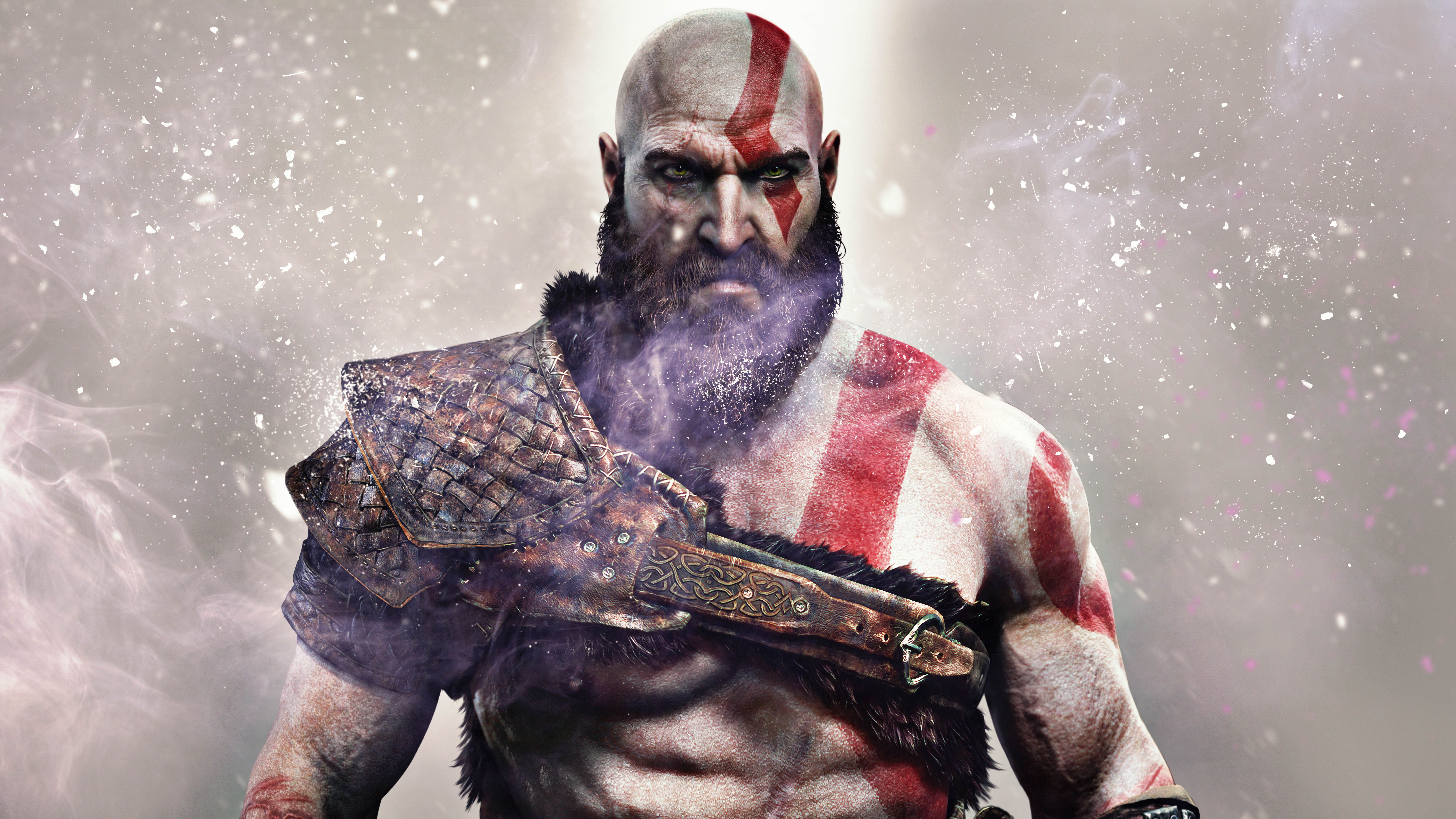 7680x4320 God of War Wallpaper