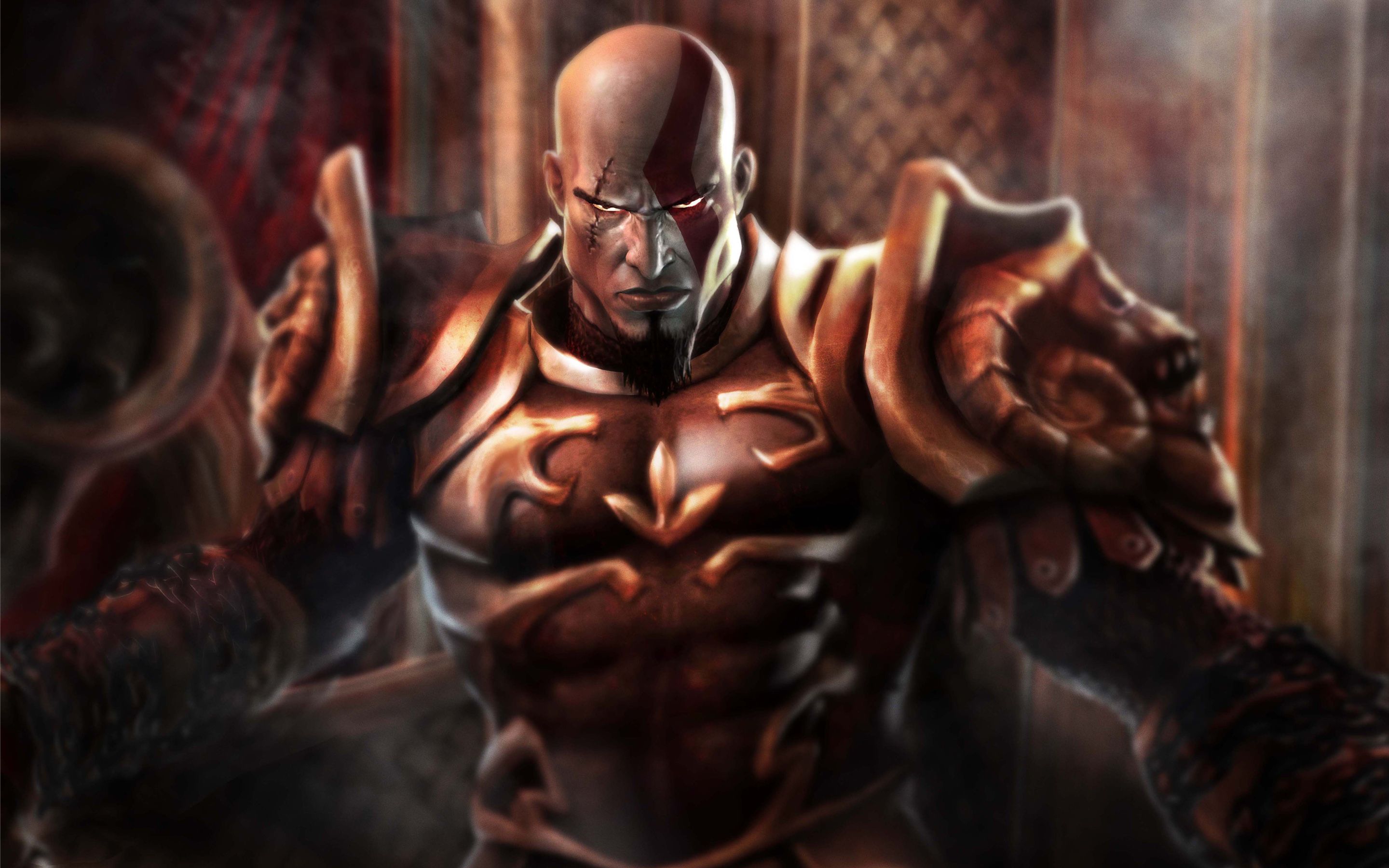 2880x1800 Kratos God of War Wallpaper