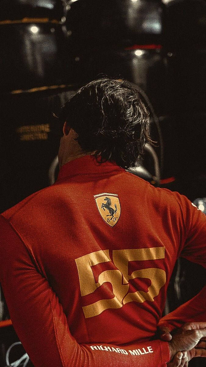 675x1200 Download Carlos Sainz Jr No. 55 Wallpaper