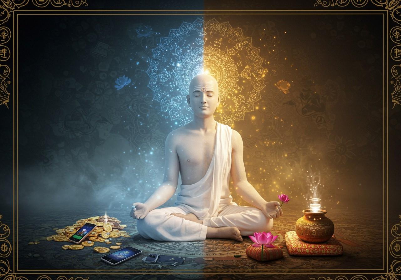 1280x896 Aparigraha: Meaning and Significance in Yoga & Jainism 2025 Guide's Biggest Dashakarma Bhandar