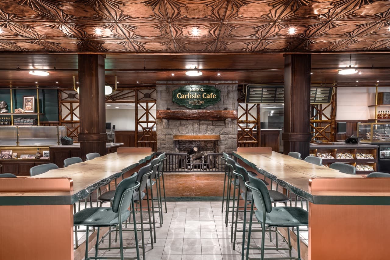 1280x852 John G. Carlisle Cafe Open. Buffalo Trace Distillery