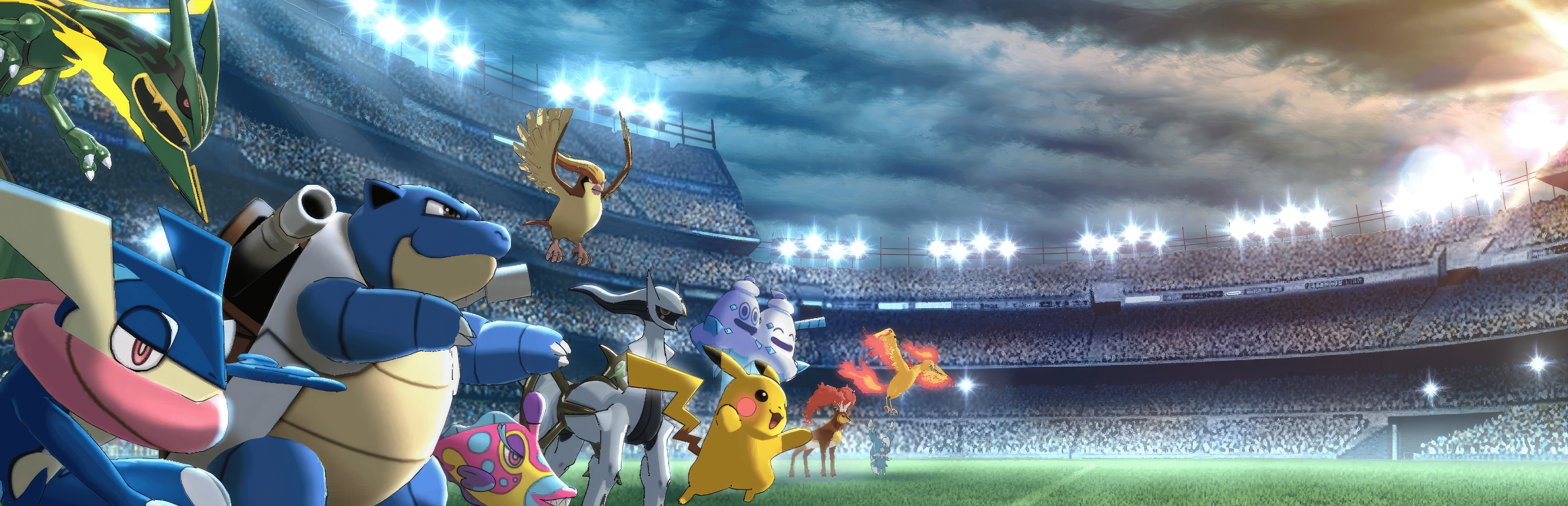 3840x1240 Pokémon Stadium