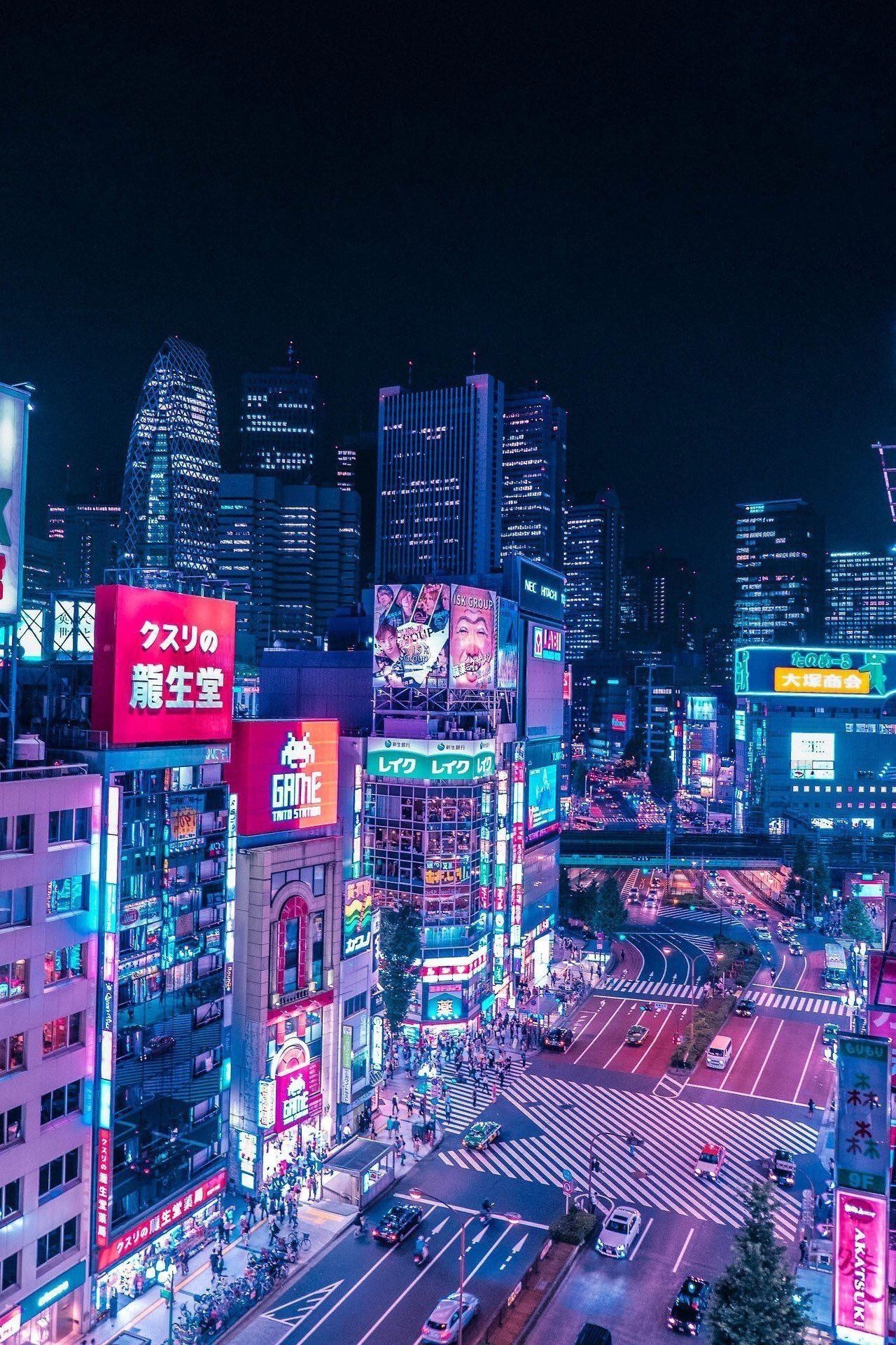 1280x1920 Tokyo Wallpaper