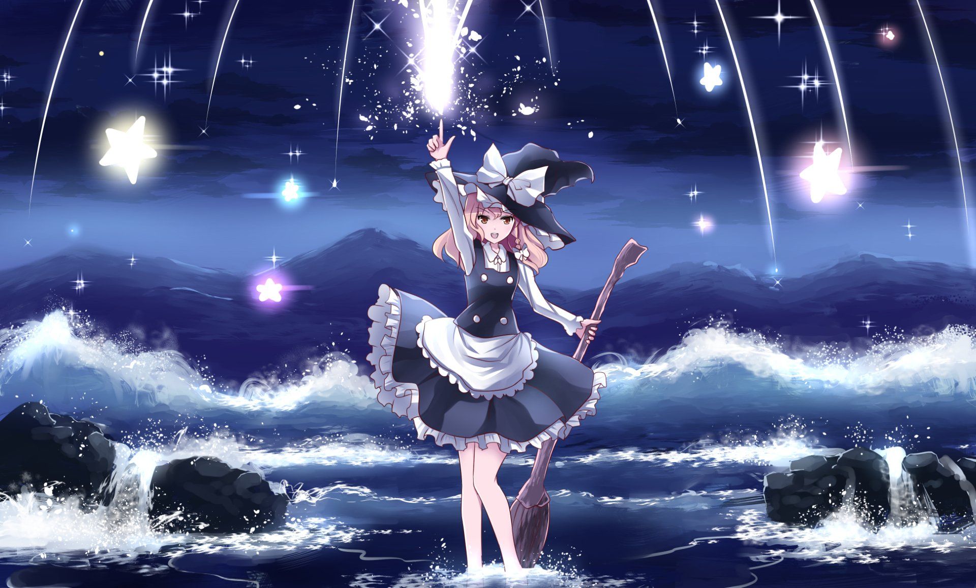 1920x1158 Download Marisa Kirisame Anime Touhou HD Wallpaperx1172