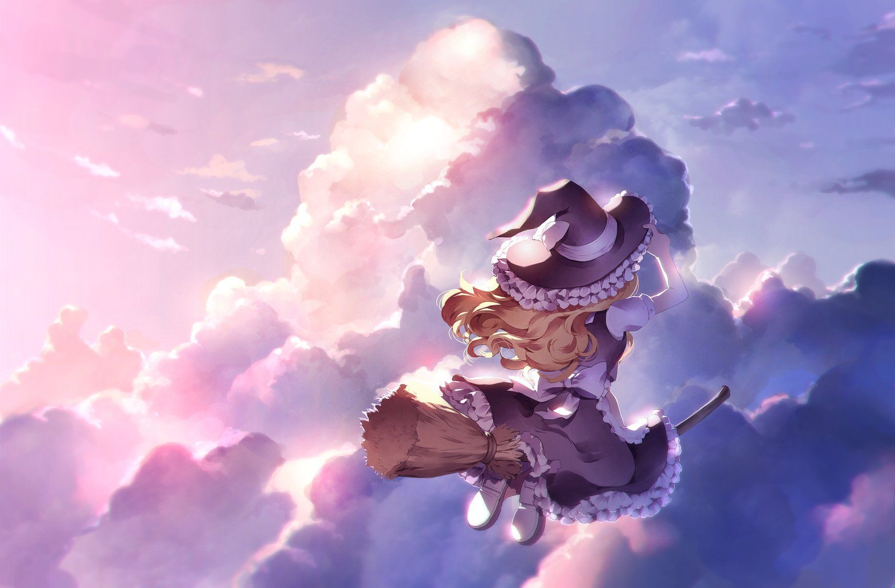 1750x1150 Marisa Kirisame in Dreamy Sky