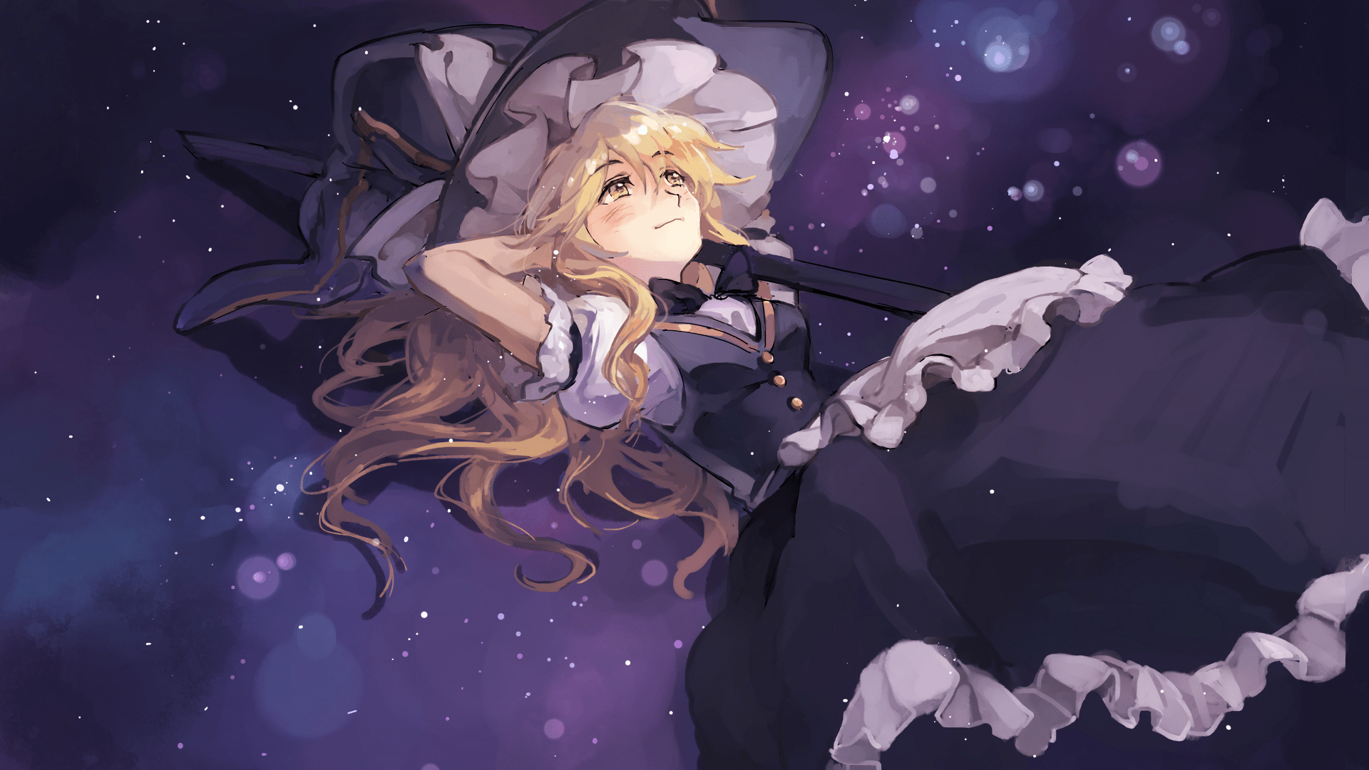 1920x1080 Marisa Kirisame: Enchanting Touhou Anime HD Wallpaperx1080