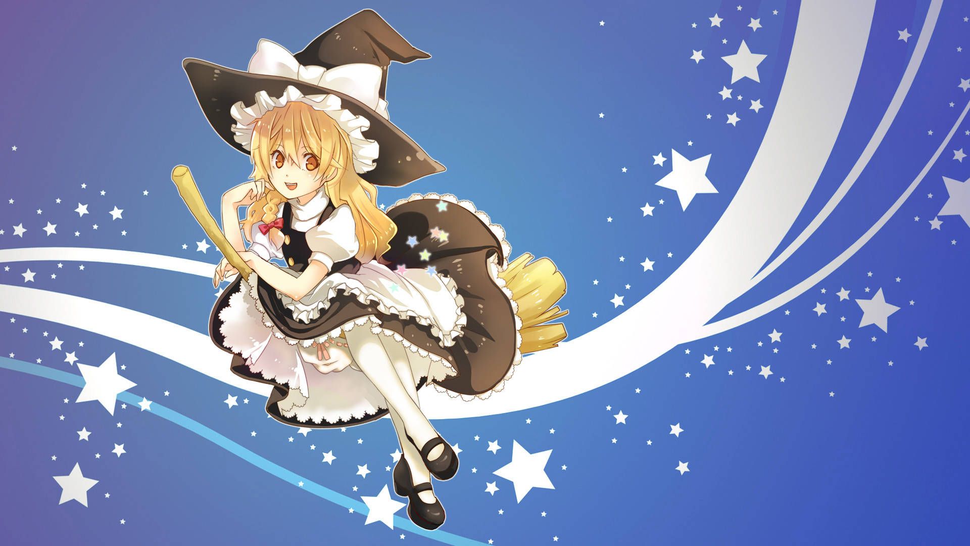 1920x1080 Download Touhou Marisa Kirisame Background Wallpaper