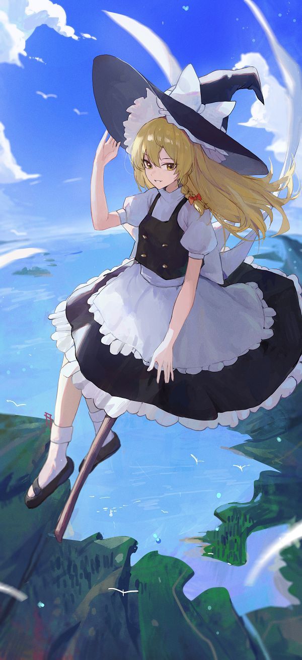 600x1312 Kirisame Marisa (Marisa Kirisame) Wallpaper by xxiorng5 Anime Image Board