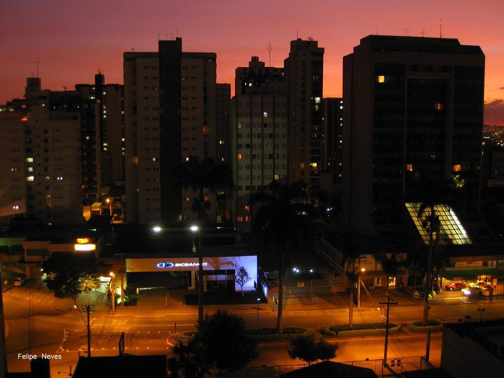 1024x768 Pôr do sol em Goiânia