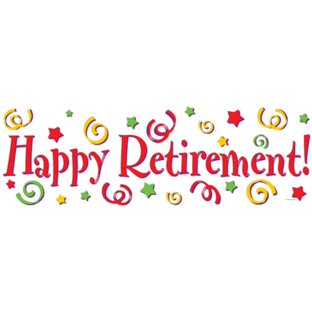 1024x1024 Happy Retirement Celebration Banner Design for Farewell Events