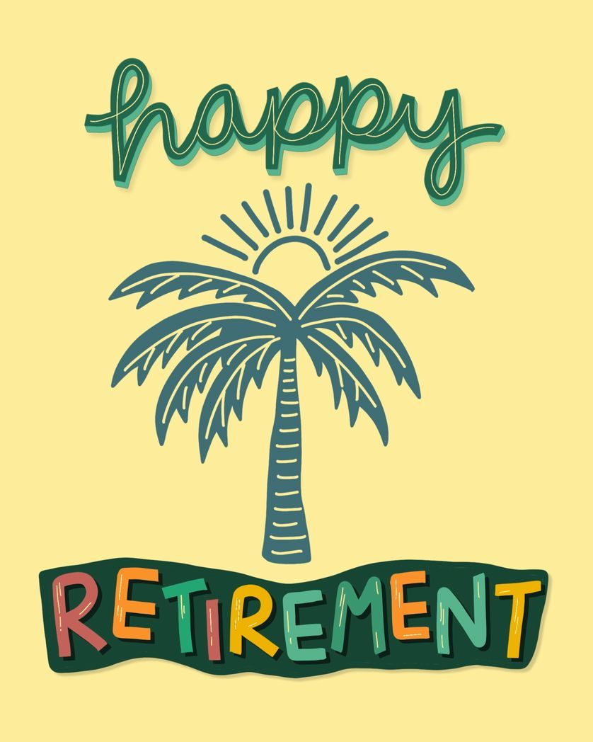 838x1048 Group Cards Happy Retirement Card