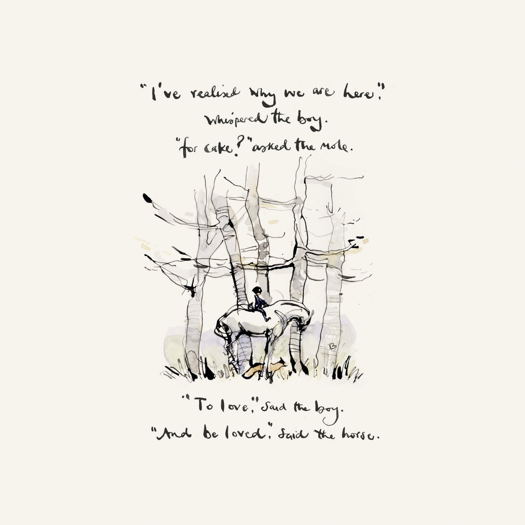 2000x2000 The Boy, the mole, the fox and the Horse