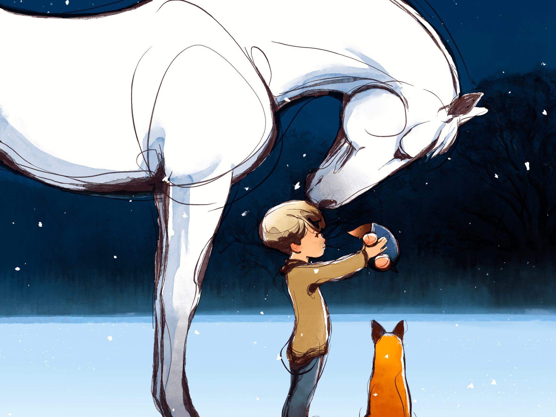 1920x1440 The Boy, The Mole, The Fox And The Horse Wallpaper and Background: Free HD Download