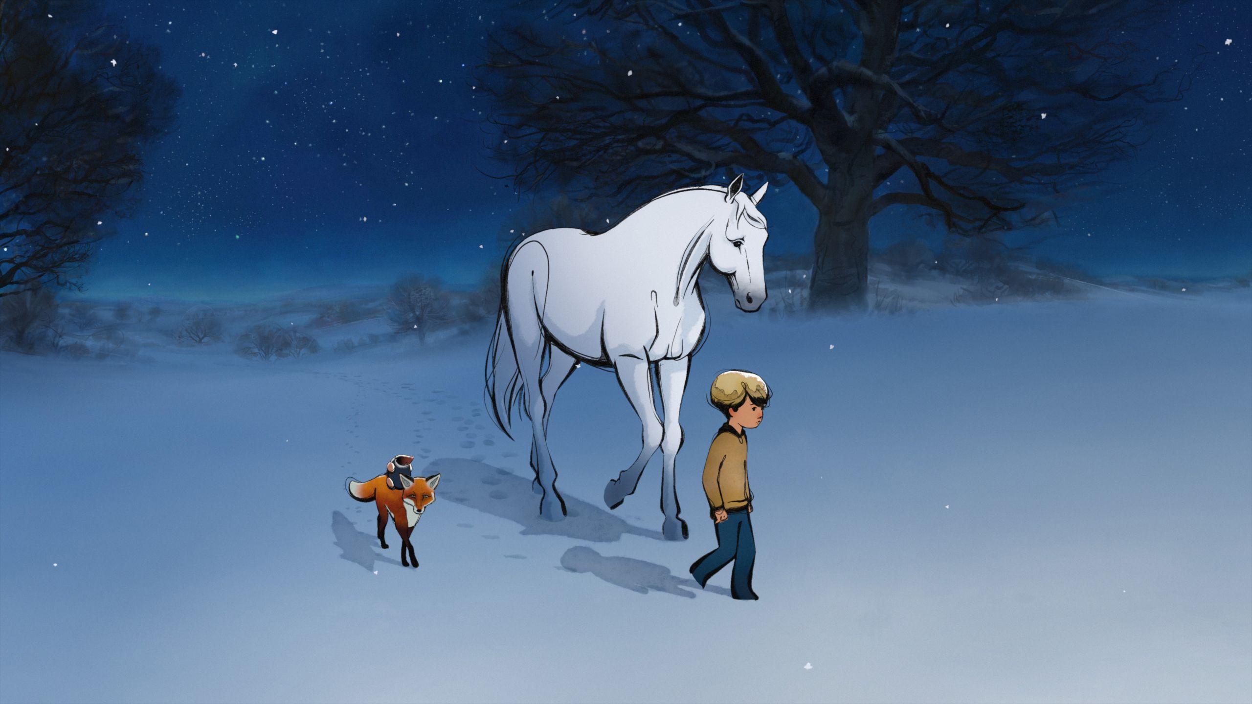 2560x1440 The Boy, The Mole, The Fox And The Horse Wallpaper and Background: Free HD Download