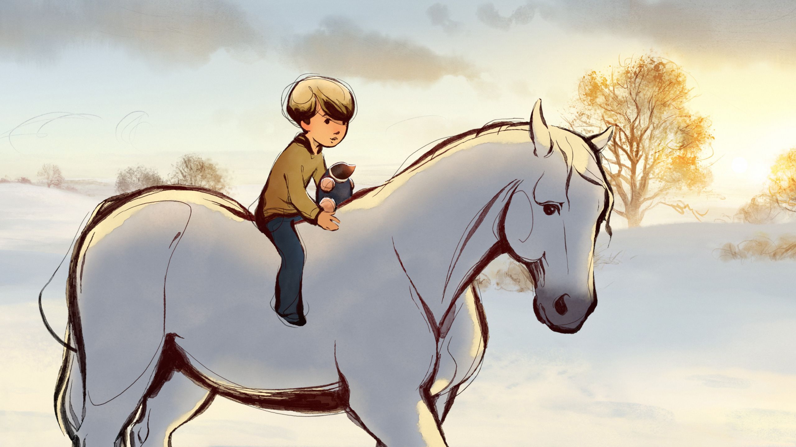 2560x1440 The Boy, The Mole, The Fox And The Horse Wallpaper and Background: Free HD Download