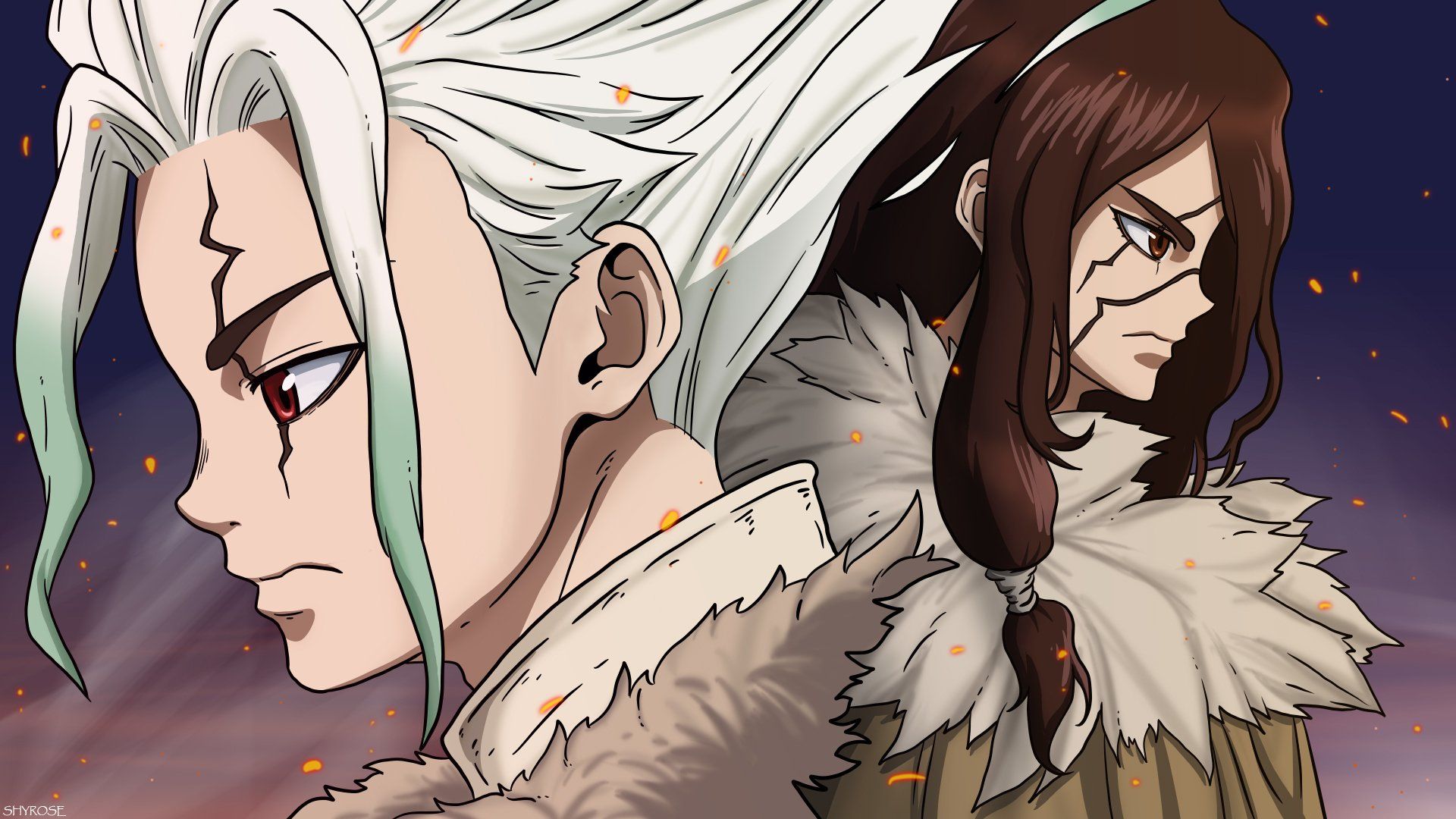 1920x1080 Dr. Stone HD Ishigami vs Tsukasa Shishio: Clash of Ideals