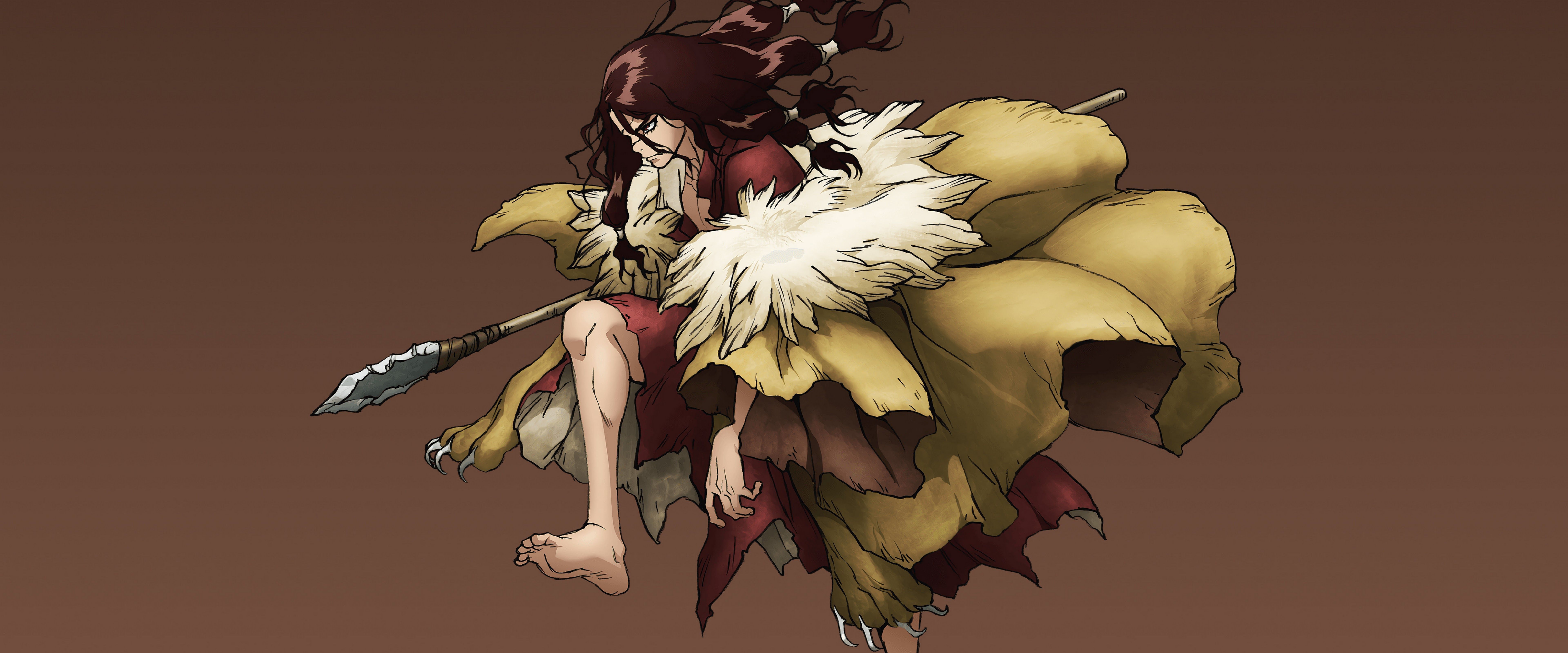 7680x3200 Dr. Stone Tsukasa Shishio 4K Wallpaper HD