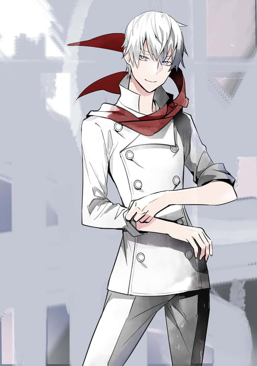 850x1211 Descargar fondos de Arte Del Personaje Tsukasa Shishio De Anime