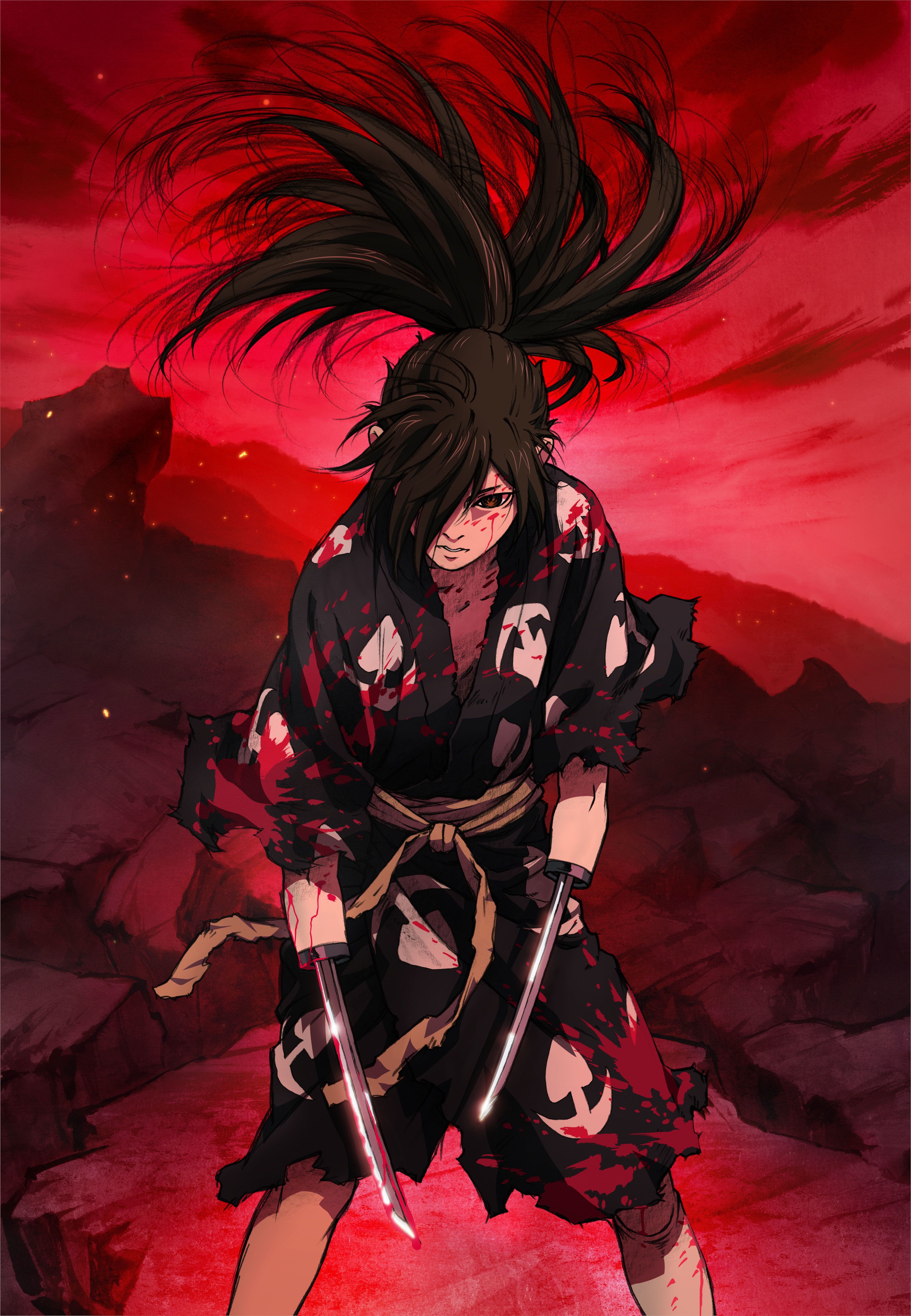 3586x5178 Hyakkimaru vs Tsukasa Shishio