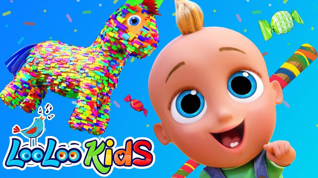 1280x720 Download Looloo Kids Johnny with a Pinata Wallpaper