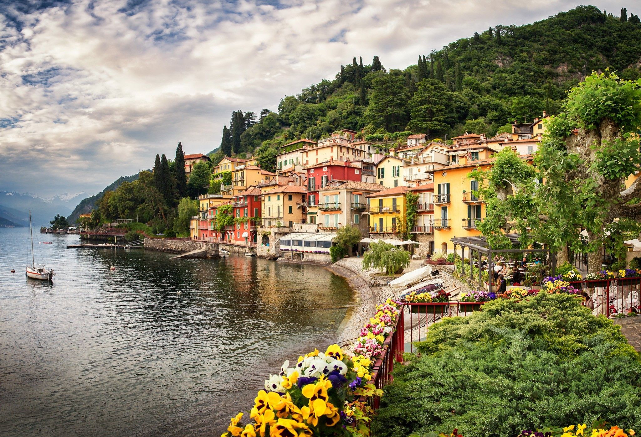 2048x1395 Free Lake Maggiore 4K Wallpaper & Desktop HD Background for PC