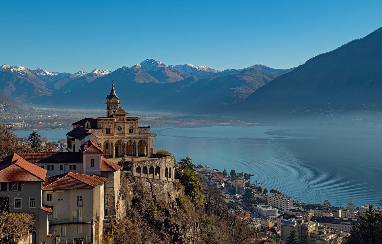 1332x850 Lake Maggiore Switzerland Wallpaper
