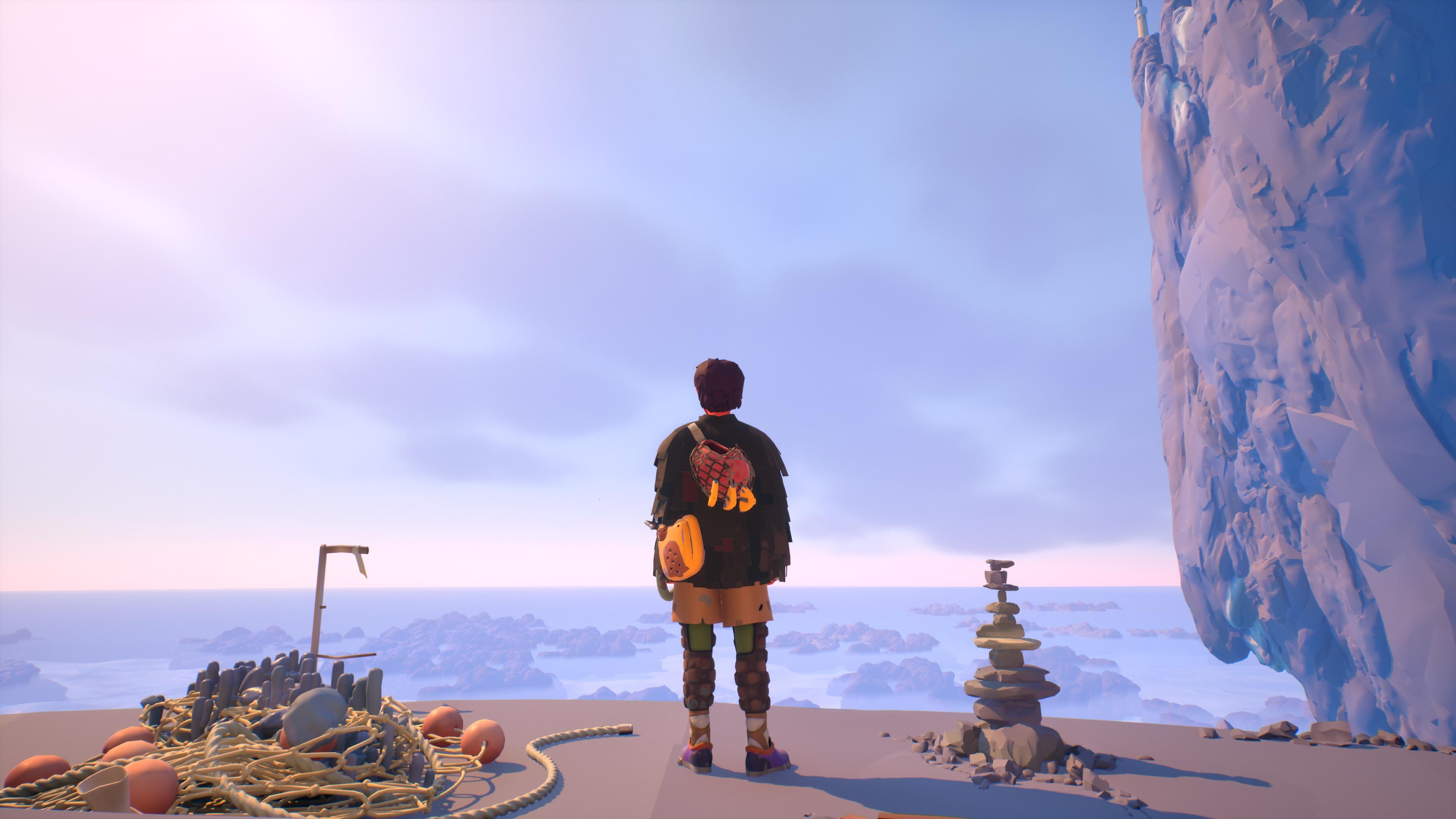 3840x2160 Games like Jusant are lovely a reminder that games don't have to be hyper realistic to be beautiful