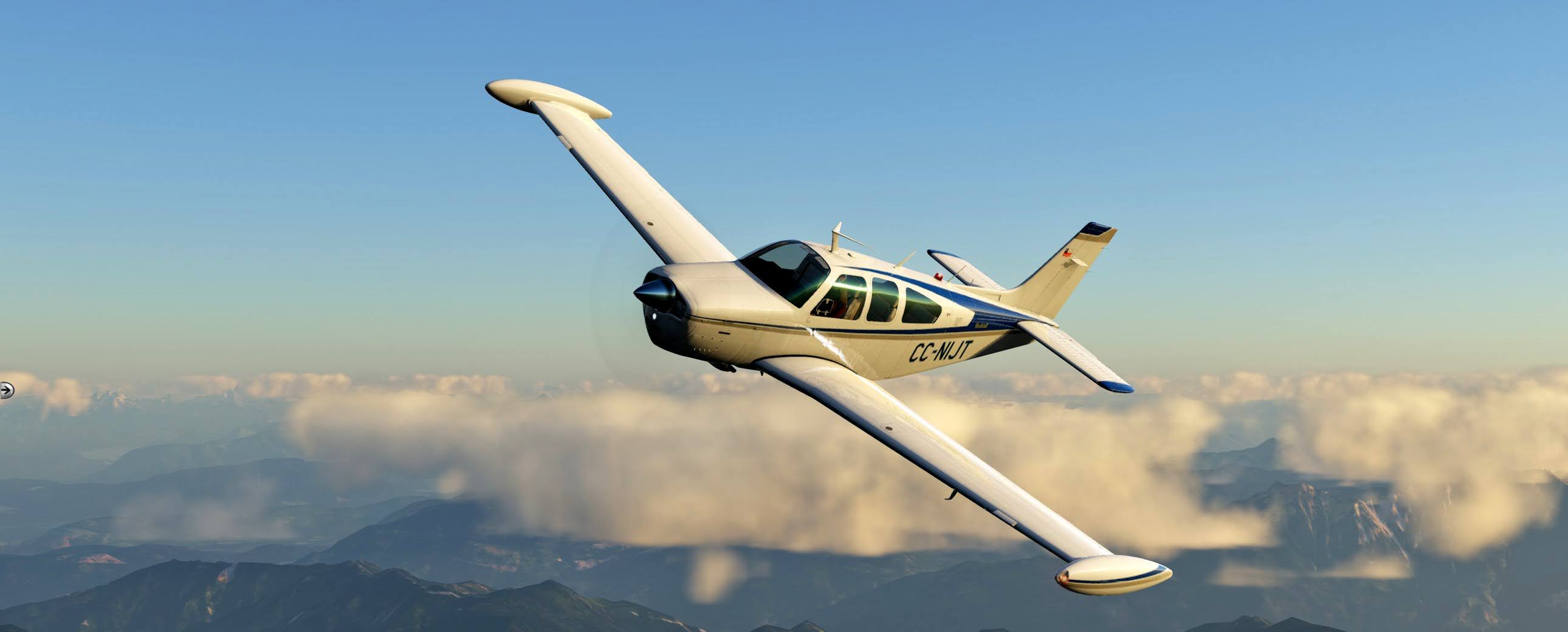 2580x1040 X Plane.org Bonanza Series XP12. Aerosoft US Shop