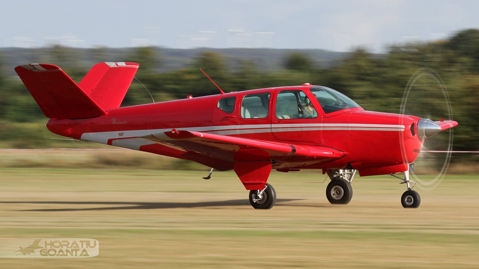 1600x900 Beechcraft F35 V Tail Bonanza N6F. Soest Flugtage 2016