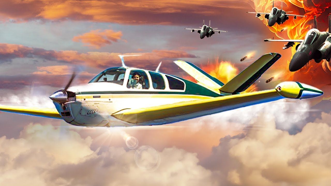 1280x720 I stole a Beechcraft V35B Bonanza!