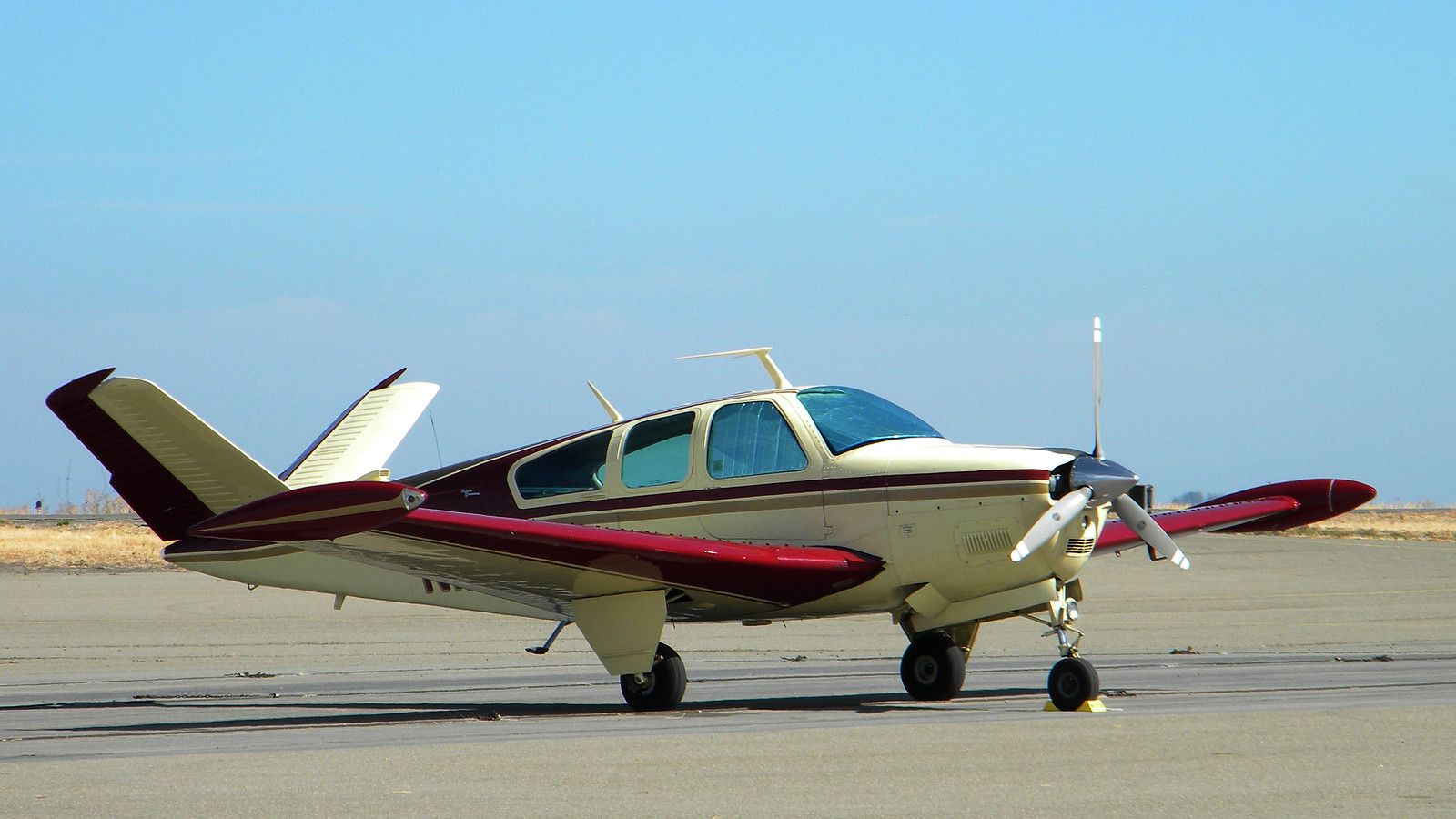 1600x900 Beechcraft Bonanza V Tail 3. Photogrphed at the 2012 Airpor