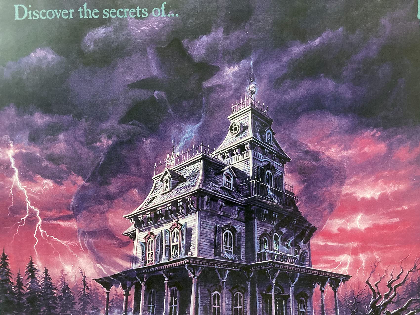 1700x1275 Amazon.co.jp: Art Shop Forms Disney Frontierland Phantom Manor Theme Park Poster Collection (Brown) : Home & Kitchen