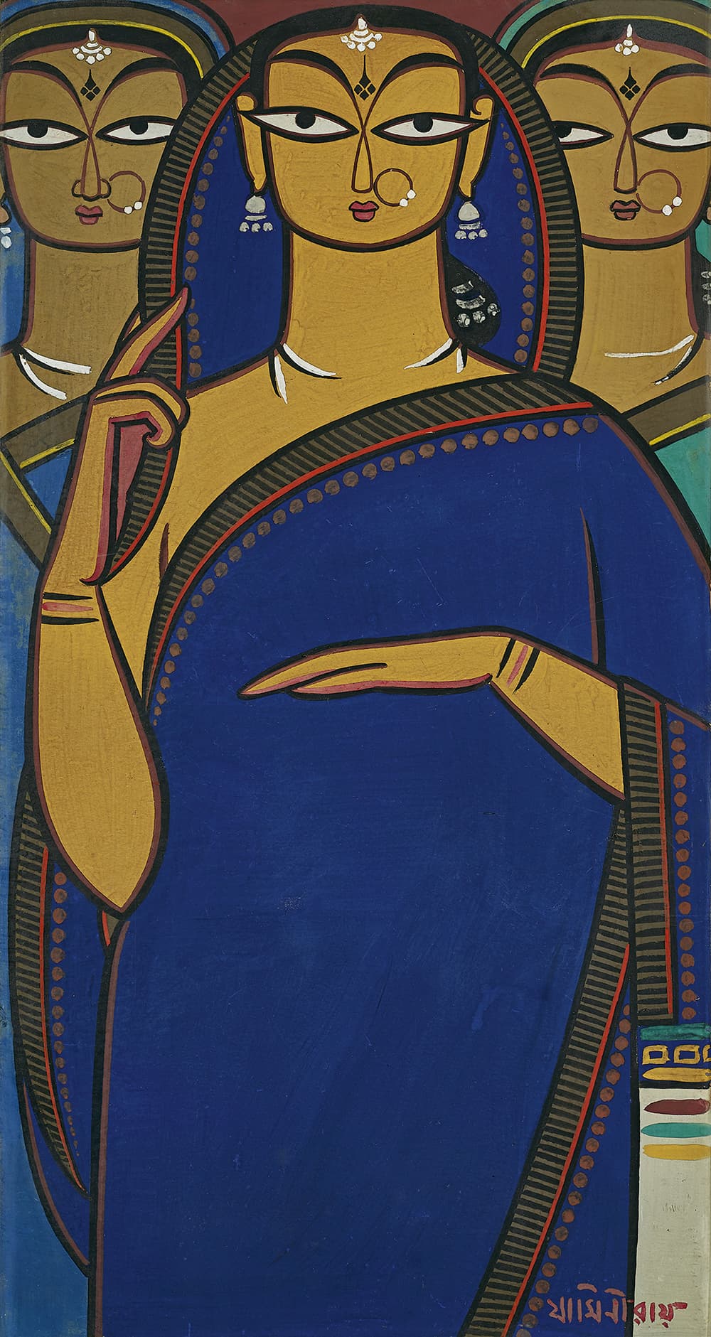 1000x1881 Jamini Roy Pujarins (1937)