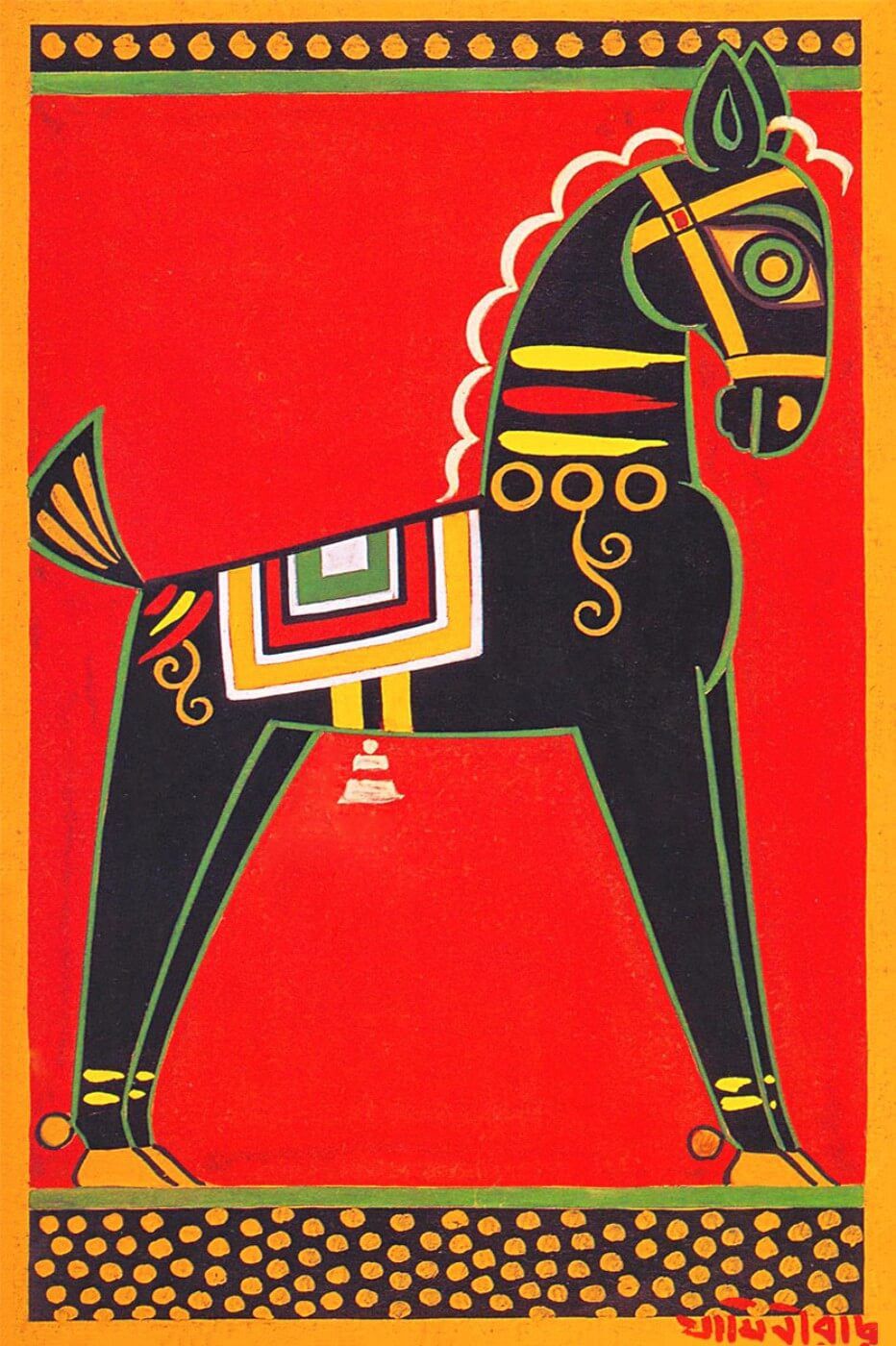 932x1400 Black Horse