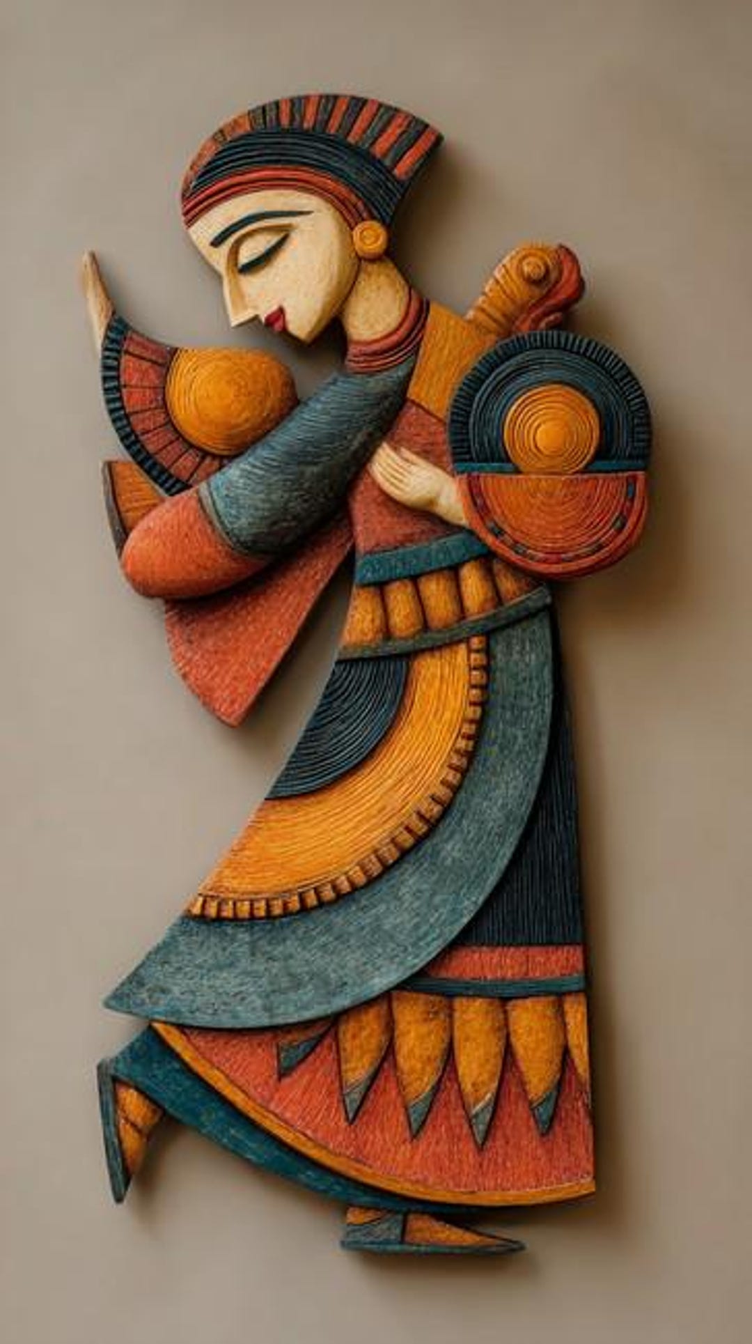 1080x1929 Digital Jamini Roy Art Digital Files