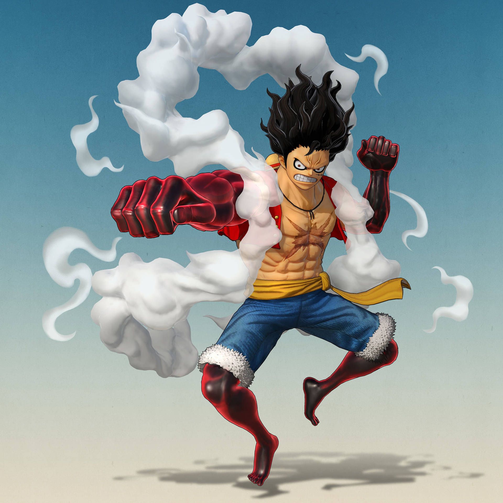 1920x1920 Realistic One Piece Luffy Pfp Boundman Fanart Wallpaper