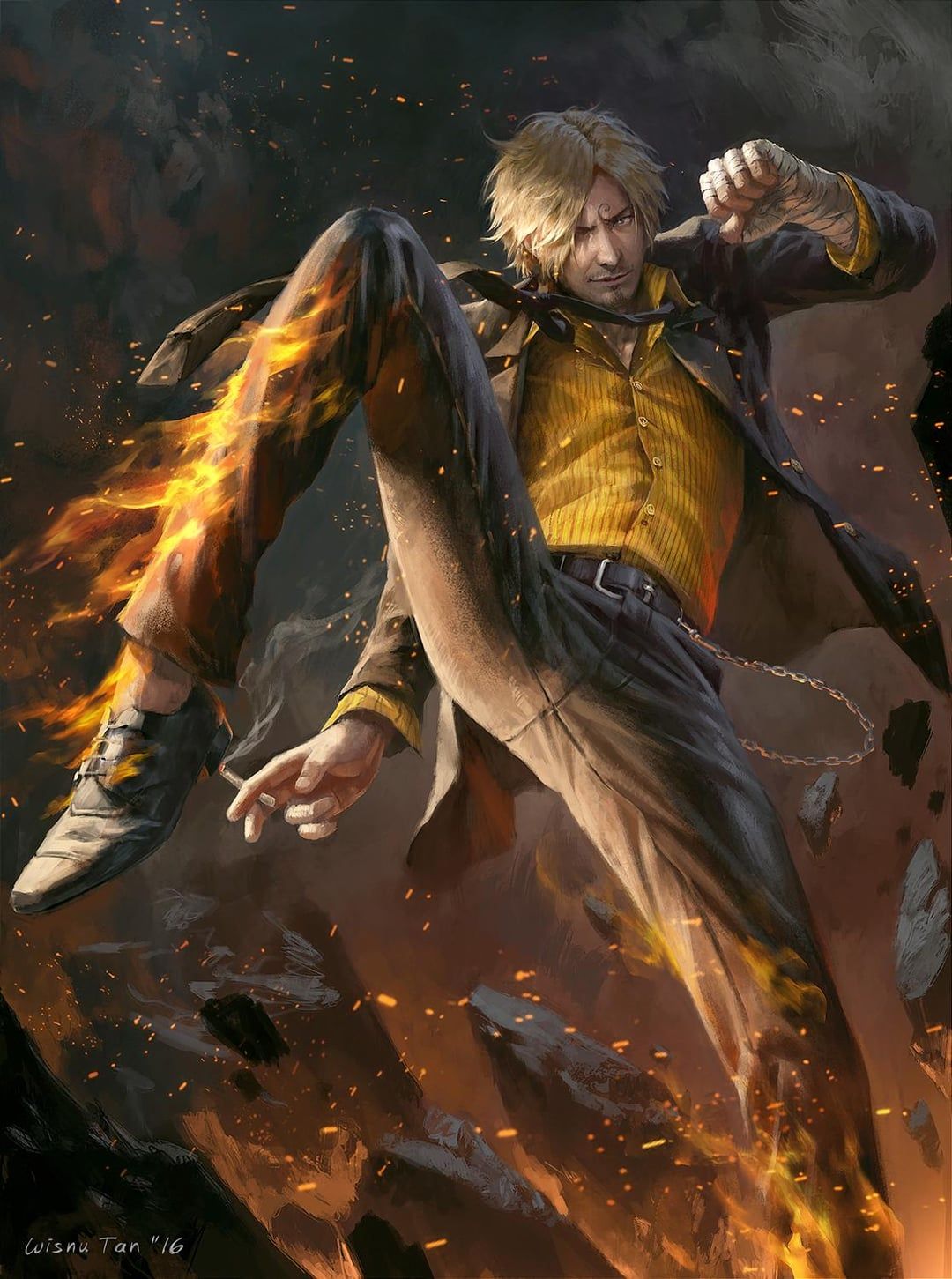 1080x1451 Realistic Sanji