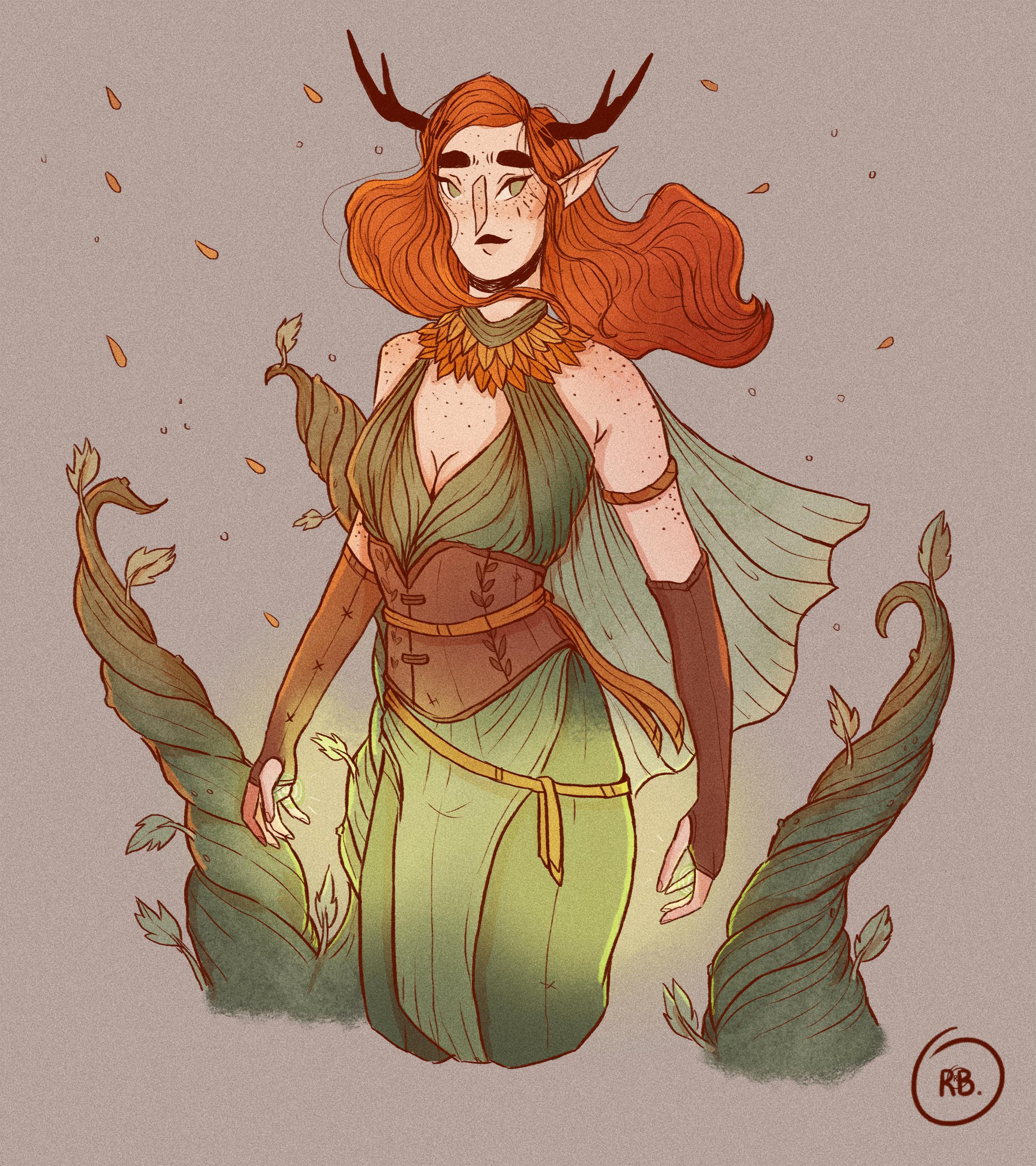 2408x2710 No Spoilers Keyleth, of the Air Ashari. By me