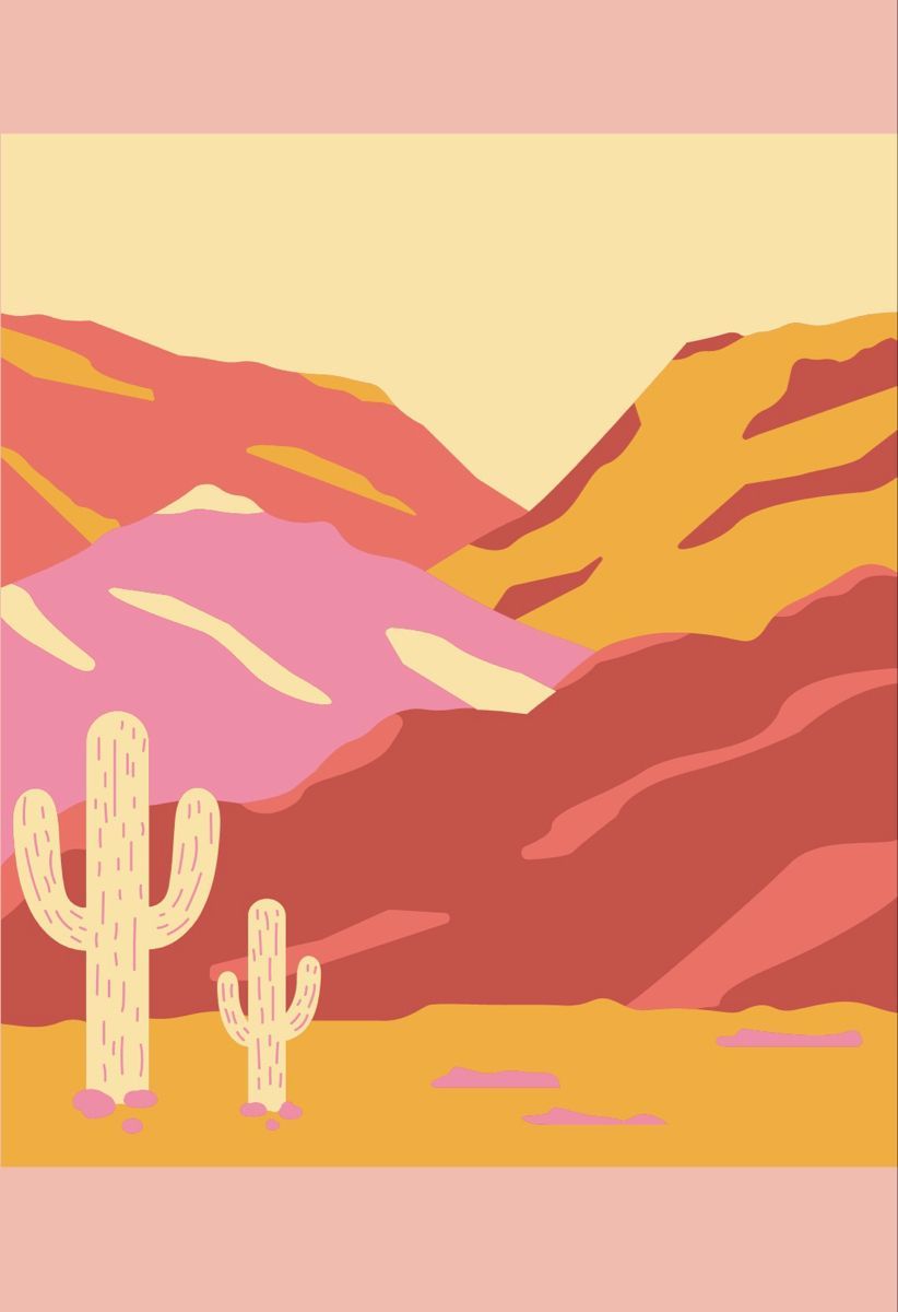 822x1200 Cute Desert Background