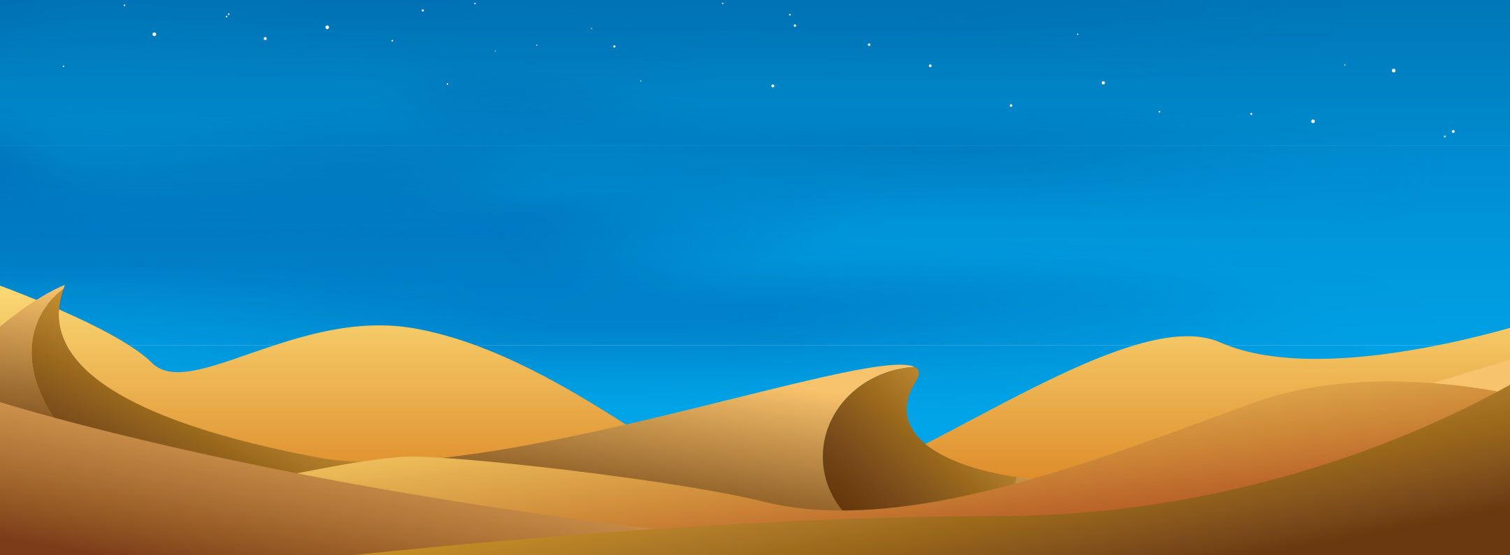 2160x795 Desert Cartoon Wallpaper